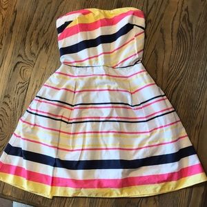 Lily Pulitzer strapless lined cotton dress 4